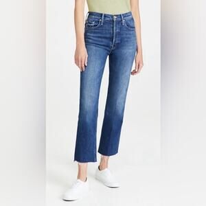 Mother Tripper Ankle Fray Jeans (size 24)